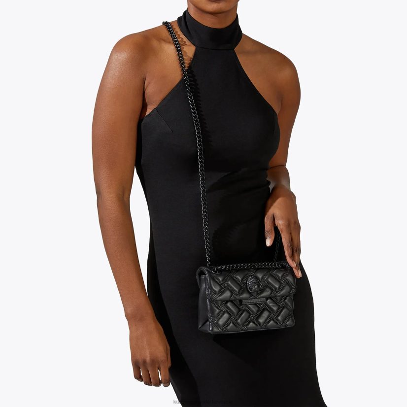 vrouwen Kurt Geiger N206R41 Londen mini kensington drench zwart | Tassen