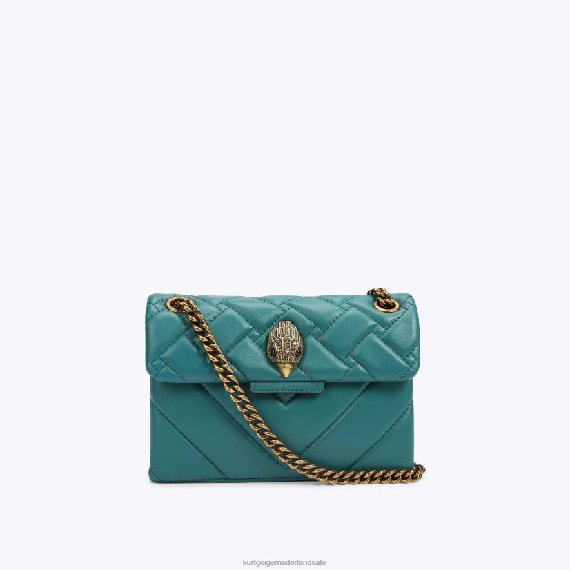 vrouwen Kurt Geiger N206R49 Londen leren mini Kensington benzine | Tassen