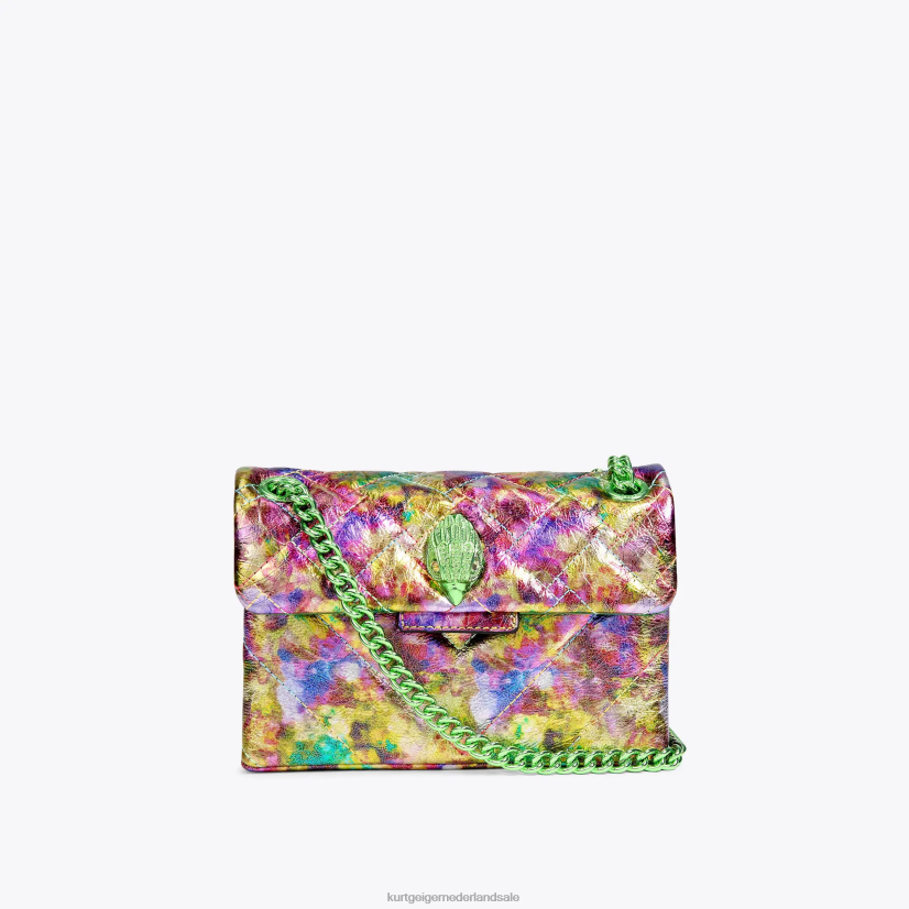 vrouwen Kurt Geiger N206R50 Londen leren mini Kensington groene combinatie | Tassen