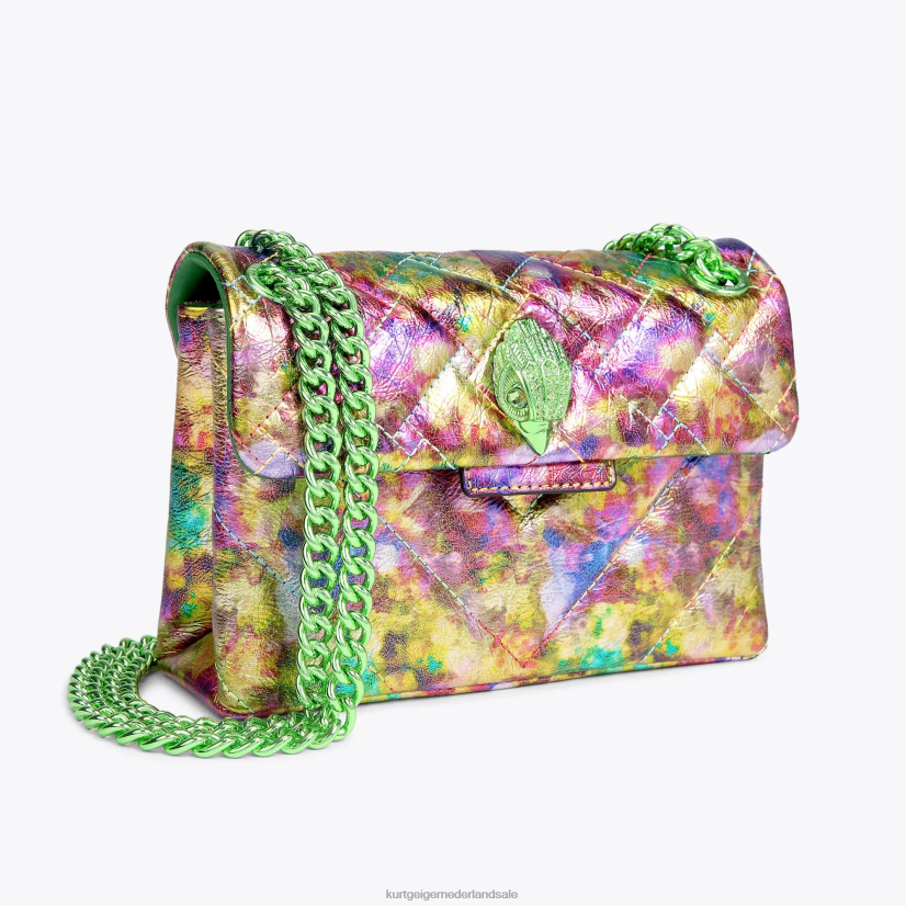vrouwen Kurt Geiger N206R50 Londen leren mini Kensington groene combinatie | Tassen