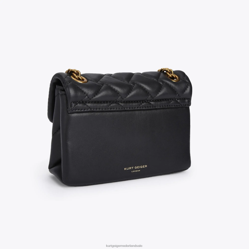 vrouwen Kurt Geiger N206R72 Londen mini Kensington zwarte combinatie | Tassen