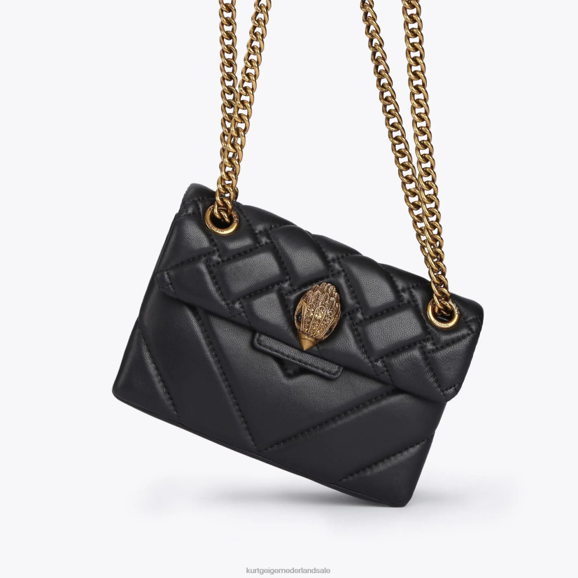 vrouwen Kurt Geiger N206R72 Londen mini Kensington zwarte combinatie | Tassen