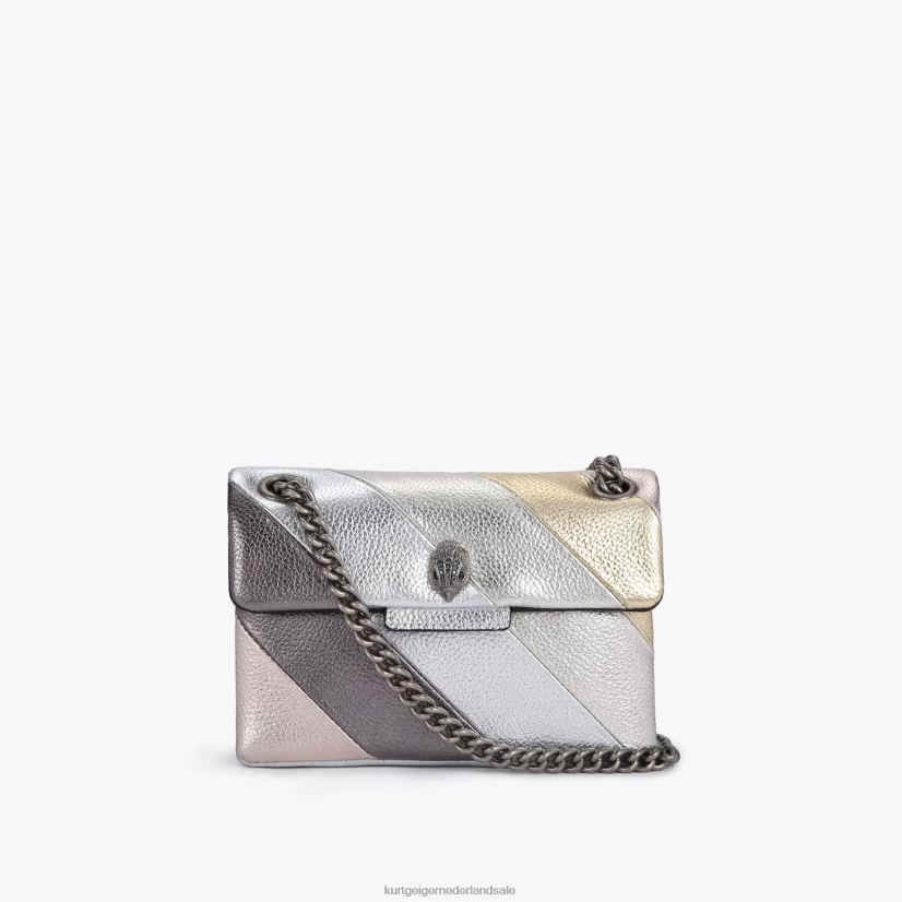vrouwen Kurt Geiger N206R73 Londen mini Kensington metalen combinatie | Tassen