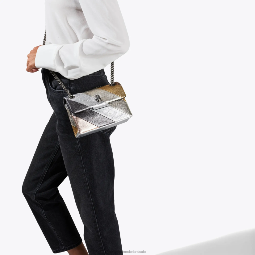 vrouwen Kurt Geiger N206R73 Londen mini Kensington metalen combinatie | Tassen