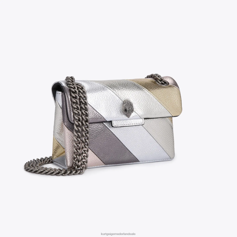 vrouwen Kurt Geiger N206R73 Londen mini Kensington metalen combinatie | Tassen