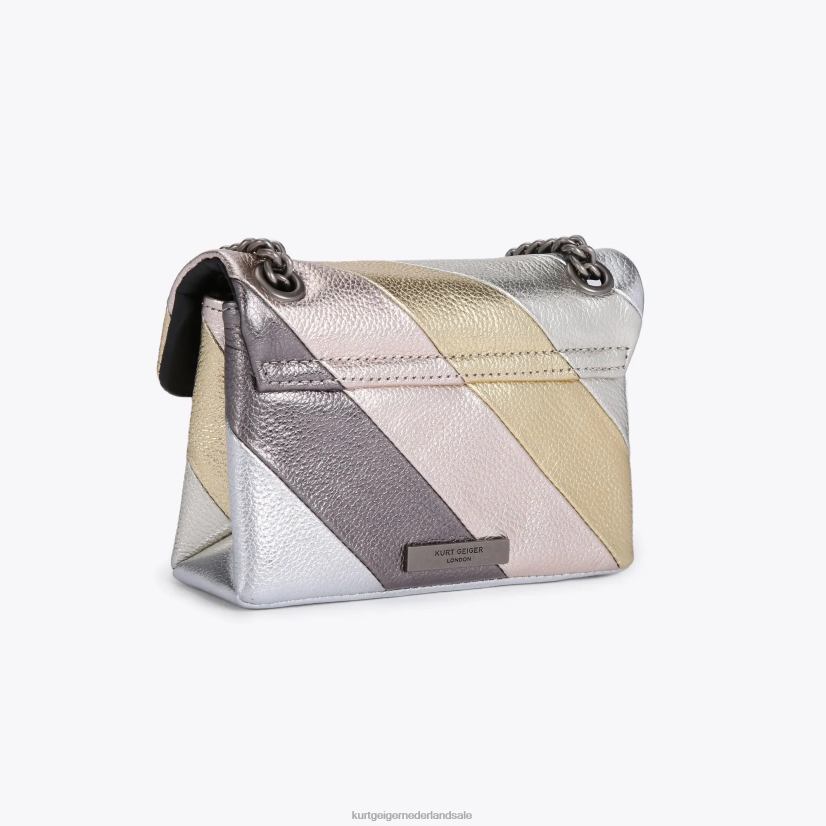 vrouwen Kurt Geiger N206R73 Londen mini Kensington metalen combinatie | Tassen