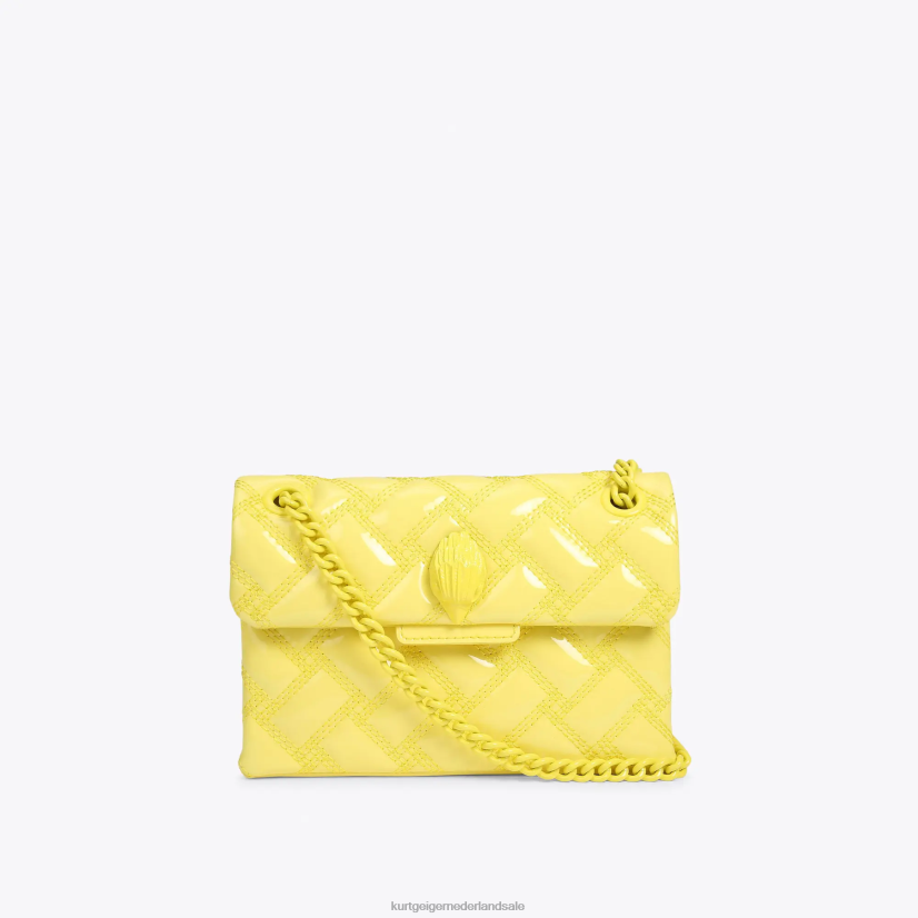 vrouwen Kurt Geiger N206R79 Londen mini kensington drench geel | Tassen