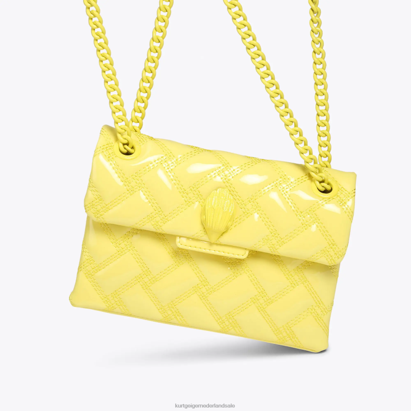 vrouwen Kurt Geiger N206R79 Londen mini kensington drench geel | Tassen
