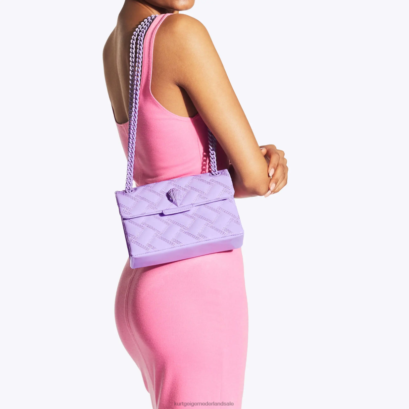 vrouwen Kurt Geiger N206R87 Londen mini kensington drench lila | Tassen