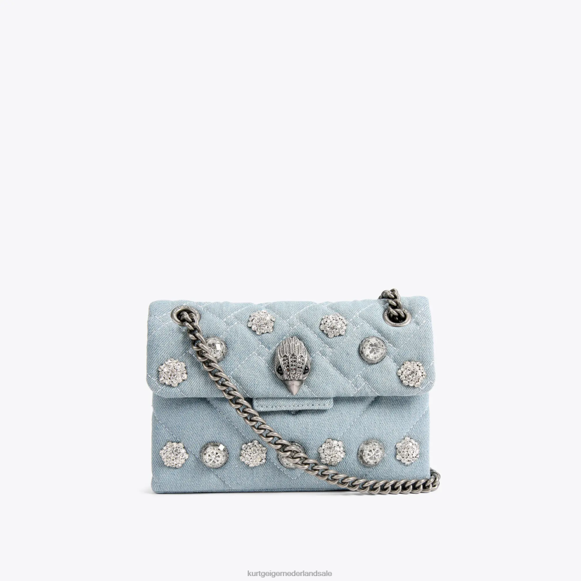 vrouwen Kurt Geiger N206R90 Londen crystal mini kensington lichtblauw | Tassen