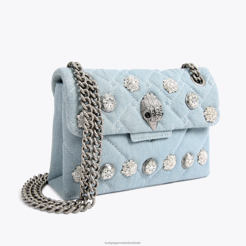 vrouwen Kurt Geiger N206R90 Londen crystal mini kensington lichtblauw | Tassen