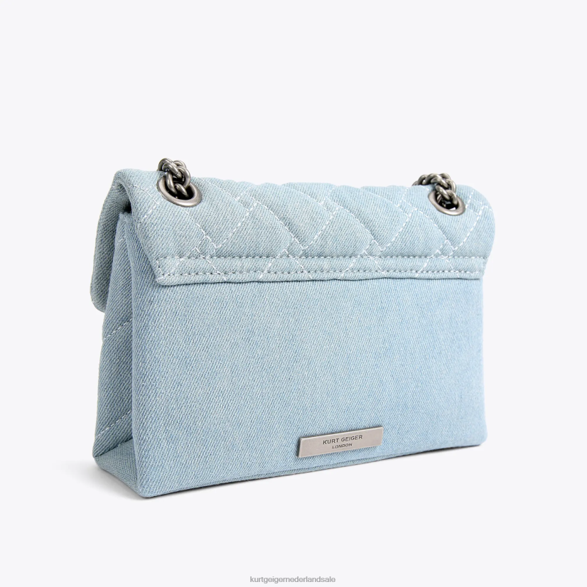 vrouwen Kurt Geiger N206R90 Londen crystal mini kensington lichtblauw | Tassen