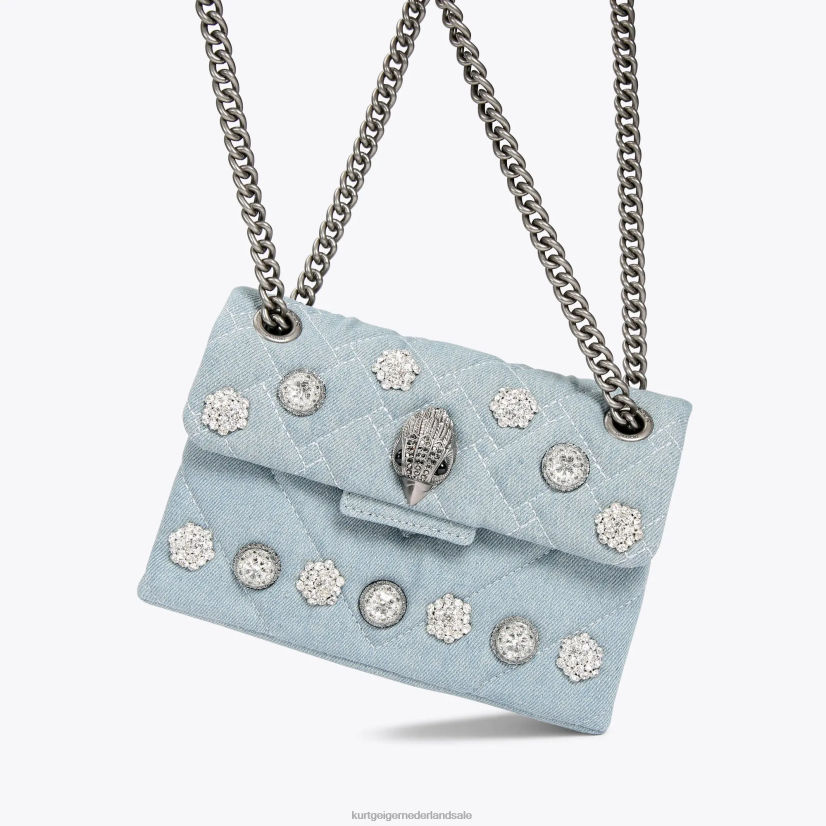 vrouwen Kurt Geiger N206R90 Londen crystal mini kensington lichtblauw | Tassen