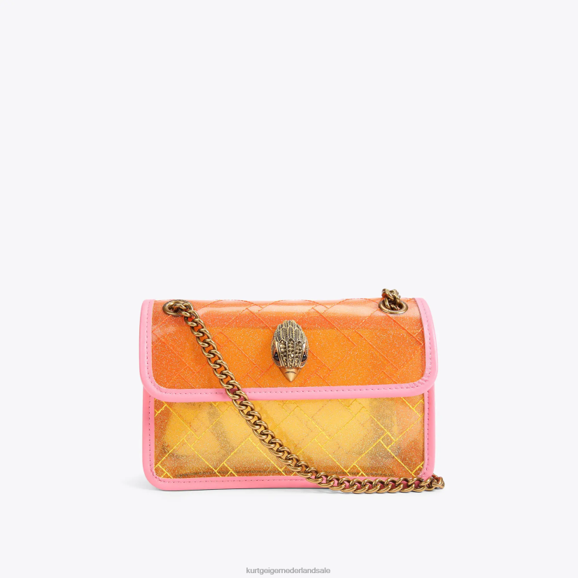 vrouwen Kurt Geiger N206R91 Londen vinyl mini kensington geel | Tassen