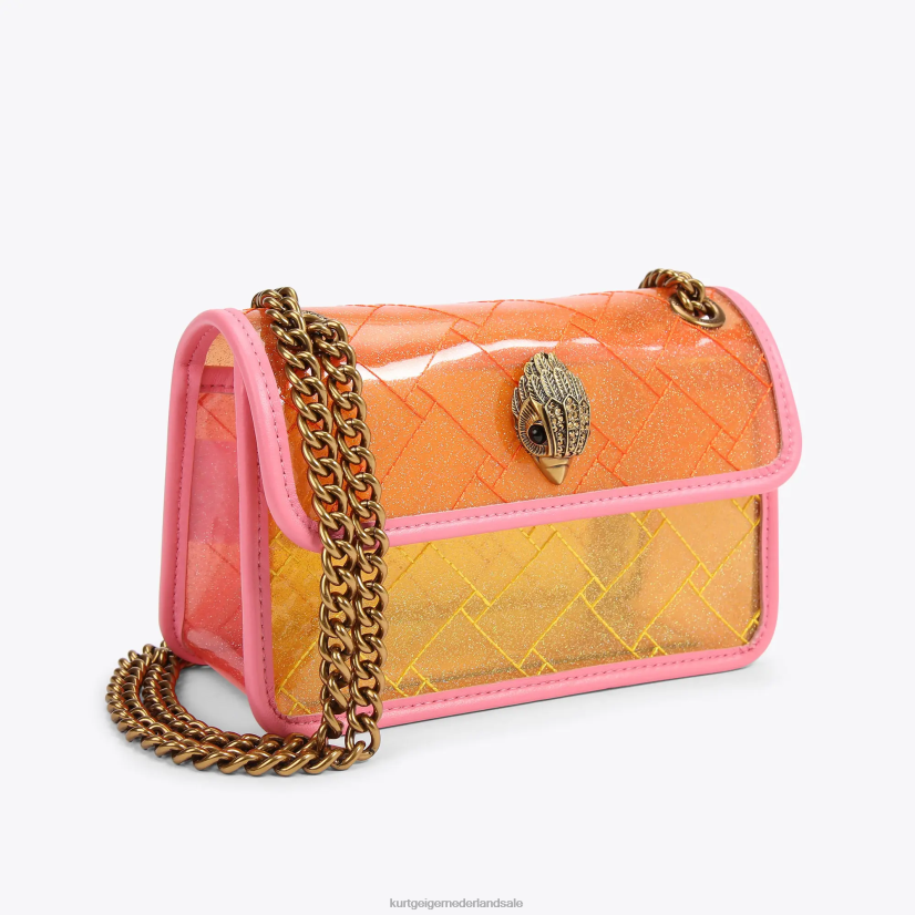 vrouwen Kurt Geiger N206R91 Londen vinyl mini kensington geel | Tassen