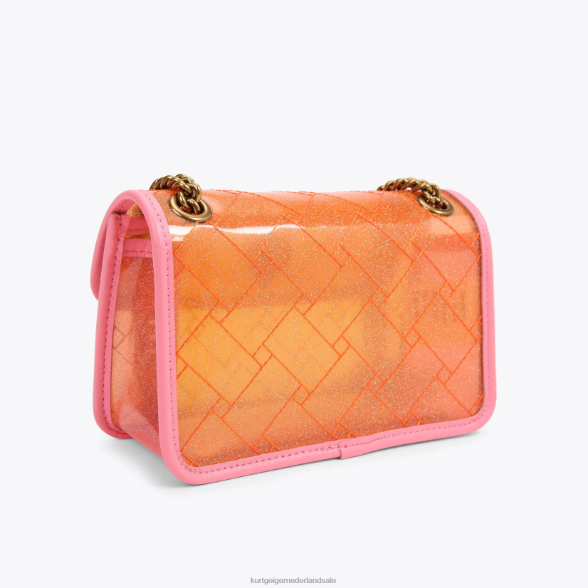 vrouwen Kurt Geiger N206R91 Londen vinyl mini kensington geel | Tassen