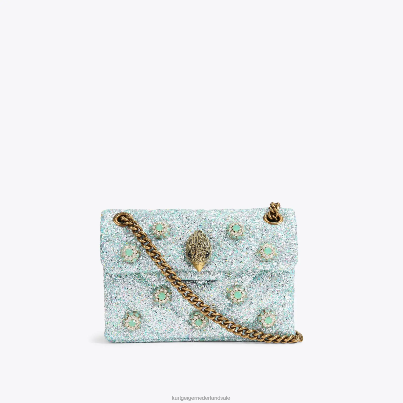vrouwen Kurt Geiger N206R93 Londen mini Kensington tas lichtgroen | Tassen