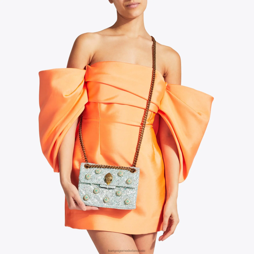 vrouwen Kurt Geiger N206R93 Londen mini Kensington tas lichtgroen | Tassen