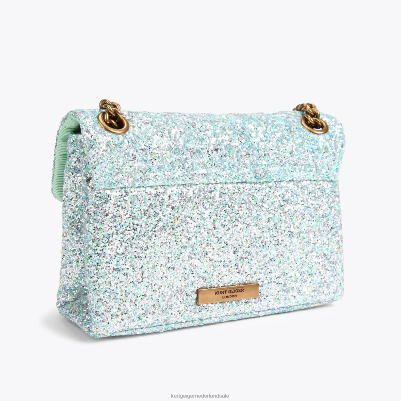 vrouwen Kurt Geiger N206R93 Londen mini Kensington tas lichtgroen | Tassen
