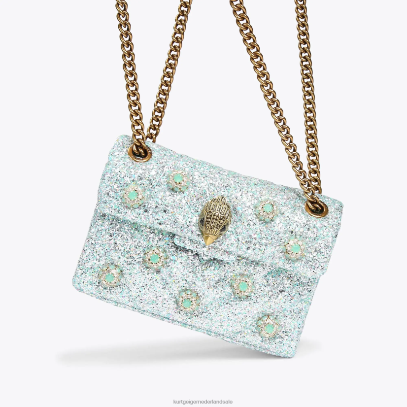 vrouwen Kurt Geiger N206R93 Londen mini Kensington tas lichtgroen | Tassen