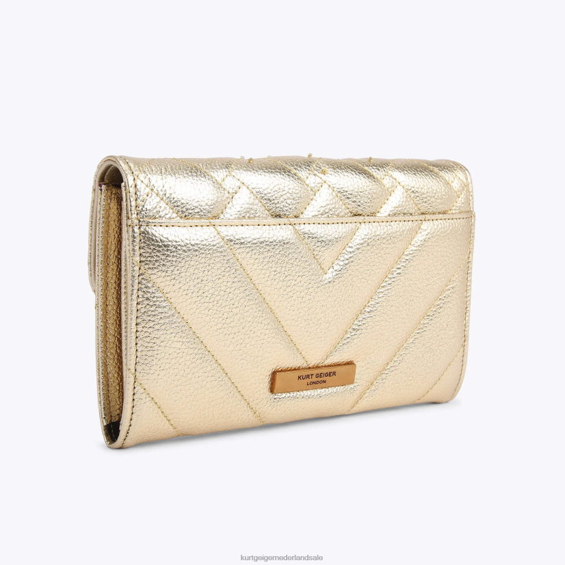 vrouwen Kurt Geiger N206R109 Londen kensington ketting portemonnee oog goud | Tassen