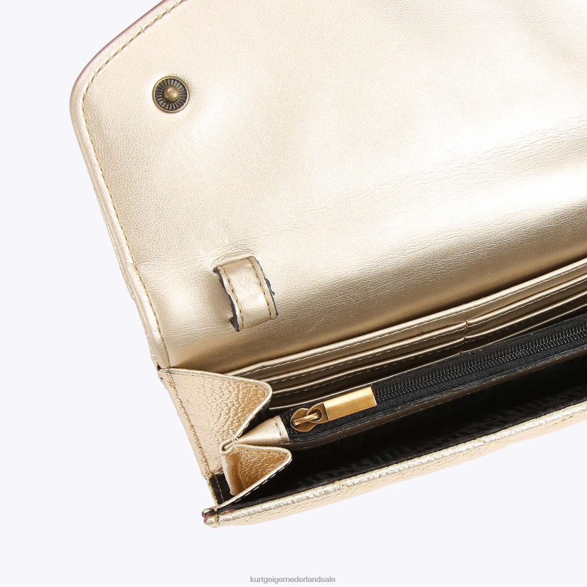 vrouwen Kurt Geiger N206R109 Londen kensington ketting portemonnee oog goud | Tassen