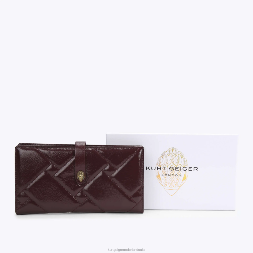vrouwen Kurt Geiger N206R562 Londen zachte portemonnee wijn | Tassen