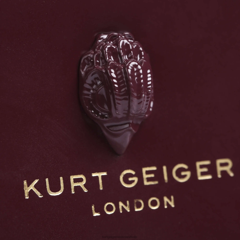 vrouwen Kurt Geiger N206R565 Londense mini portemonnee Shoreditch wijn | Tassen