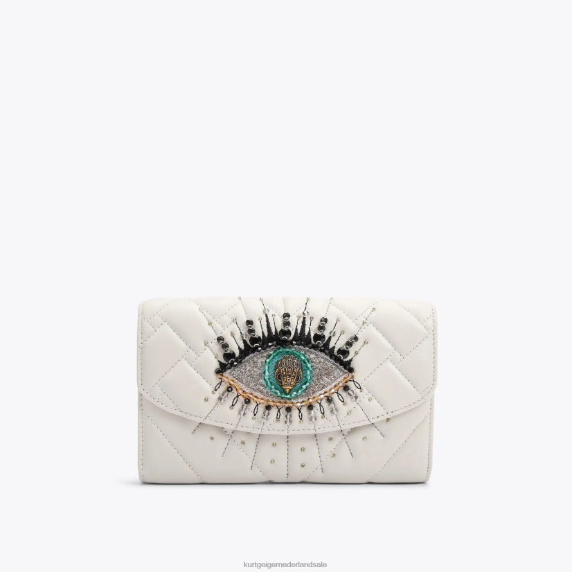 vrouwen Kurt Geiger N206R56 London Kensington portemonnee met oogketting bot | Tassen