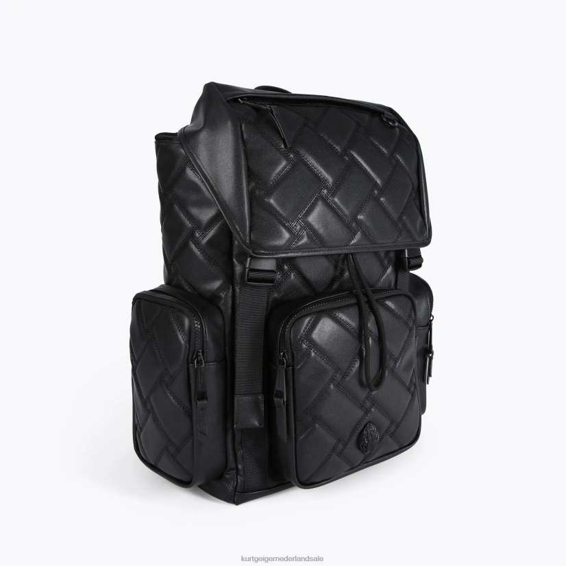 vrouwen Kurt Geiger N206R104 Londen kensington rugzak zwart | Tassen